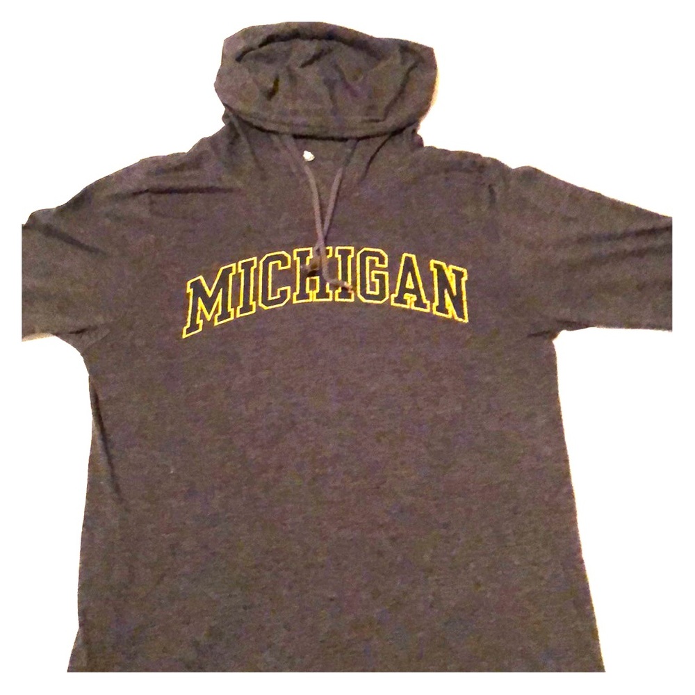 University of Michigan long sleeve, hooded top